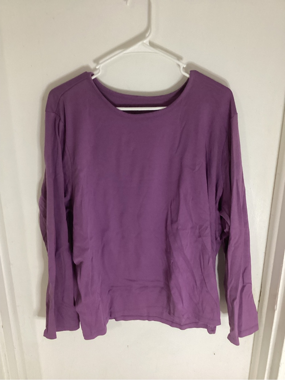 L.L. Bean Womens Supima Cotton Long Sleeve Tee Size 3X Plus